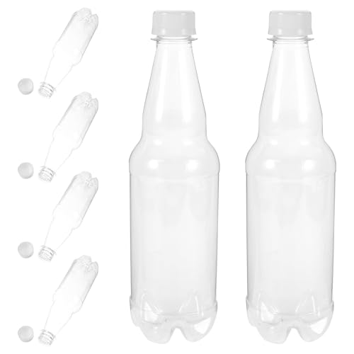 Ipetboom 6���� ��y�b�g�{�g�� 500ml�e�ʂ� �ė��p�\�� �W���[�X�{�g�� ���@�\PET�f�ނ� ������ �v�����{�g�� �p�[�e�B�[�⋳���g����