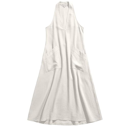Robe longue polyvalente à col chemise et poches intégrées - 4