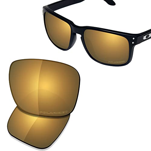 Image of SAUCER Premium Replacement Lenses & H20 Screwdriver & Nose Pieces for Oakley Holbrook Metal OO4123 | UV400 Protection