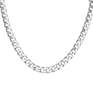 Adecco LLC Gold Chain, Necklace for Men, 24inch Gold Necklace Ultra Luxury Look & Feel Real Solid 14k Gold plated Curb Fake Chain Necklace 10mm