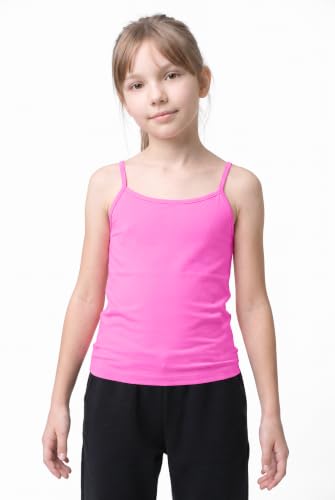 Image of Kurve Girl's Sleeveless Tank Top - Stretch Undershirts Cami Camisole, UV Protective Fabric, Rated UPF 50+ (Made in USA)