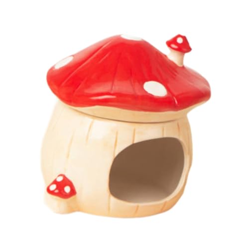 Abri pour cobayes et hamsters - Solution anti-stress rouge - 8