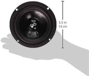 Pyle PDMR5 speaker driver with dimensions