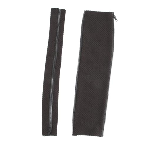COOLHIYA Elastic Office Chair Armrest Covers with Zipper Thickened All-Around Stretch Sleeves for Computer Desk Chairs Machine Washable