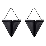 Yililay 2 Stück 15, 2 cm dreieckige Wandhalterung aus Keramik...