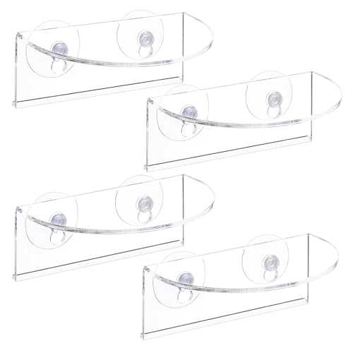 Supports en acrylique transparent de qualité supérieure avec ventouses robustes - 2