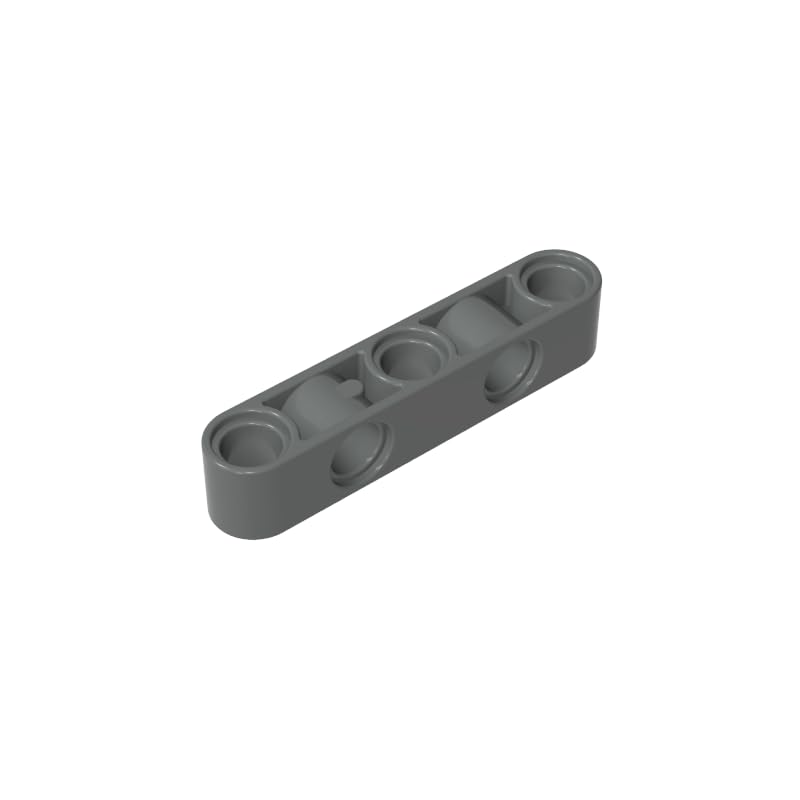 Technic Beam 1x5 Thick with Alternating Holes, Dark Bluish Gray, 50 PCS