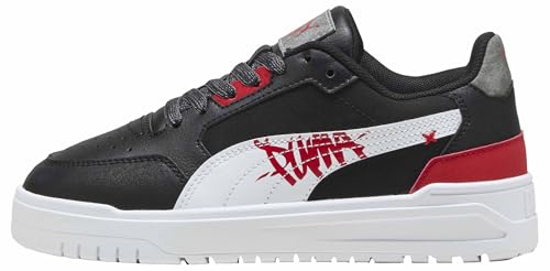 Zapatillas casuales Puma Shuffle Downtown Lo Mid 90s Jr para niños y niñas