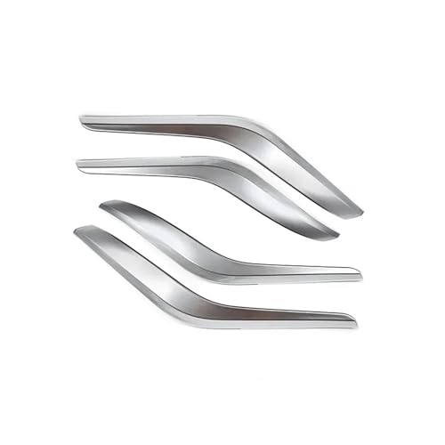 カースタイリング インナードアプルハンドル アームレスト アウターカバー トリムステッカー と互換性がある BMW X1 E84 2010-2015 インテリアアクセサリー(Silver)