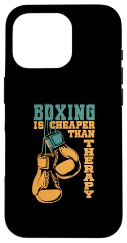 Cheaper Boxing Than Therapy | �{�N�V���O�O���[�u | �{�N�T�[ �X�}�z�P�[�X iPhone 16 Pro �p