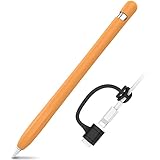 AHASTYLE Anti-Slip Case Sleeve Silicone Protective Skin [ Added Cable Adapter Tether Kit] Compatible with Apple Pencil 1st Generation