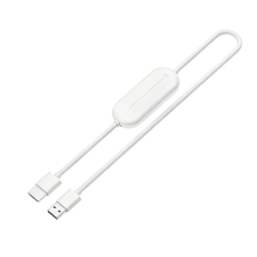 Denash Adaptador de Pantalla Inalámbrico, Receptor de Espejo de Pantalla FHD 1080P para Monitor de TV, Teléfono Portátil con Antenas Integradas, No Necesita Aplicación, No Necesita