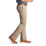 Dockers Men's Straight Fit Signature Lux Cotton Stretch Khaki Pant Creased - Image 4