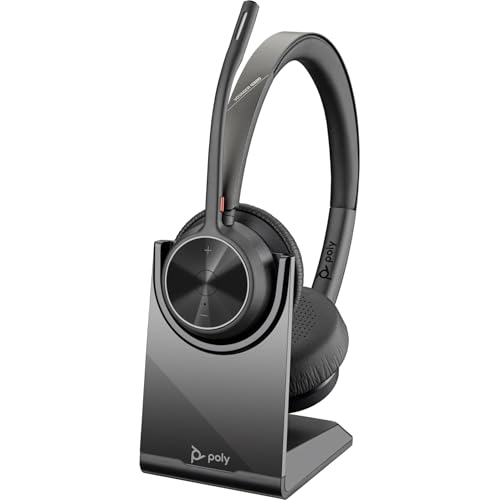 POLY Voyager 4320 On Ear Headset Bluetooth?, kabelgebunden Stereo Schwarz Headset (7Y211AA)