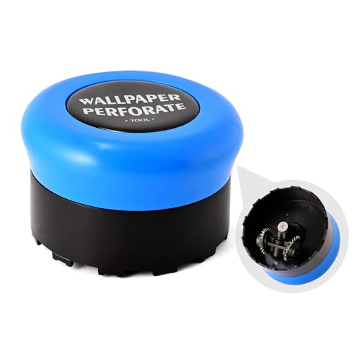 NEWISHTOOL Blue Wallpaper Perforating Tool Wall Paper Stripper Removal Scoring Tool Wallpaper Perforator and Scorer Remover Tool, Wallcovering Separating Cutter Wheel Tool - Image 8