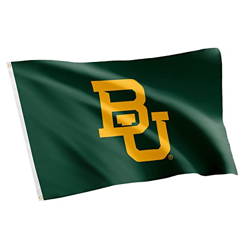 Desert Cactus Baylor University BU Flag - 3 x 5 Feet Bears Banner, Indoor/Outdoor Durable Fabric, 100% Polyester Design (Style 1)