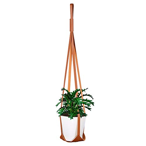 Eubuy EUBU00007 Leather Plant Hanger, Modern Design Hanging Planter Decorative Plant Pot cover