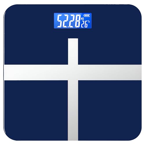 Image of Prime Pick Pro Digital Weight Machine Smart Bathroom Weighing Scale LCD Display Auto Off Temperature Indicator 180kg Capacity Tempered Glass Sapphire Pack of 1