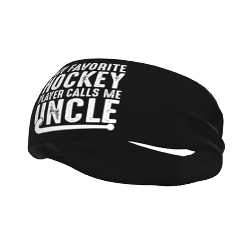 My Favorite Hockey Player Headbands Unisex Sports Sweatband