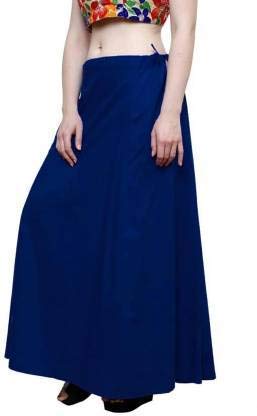 Susha Women’s Cotton Inskirt Saree Petticoats/Underskirt Solid Plain Readymade Ethnic Indian Stitched – Waist Adjustable