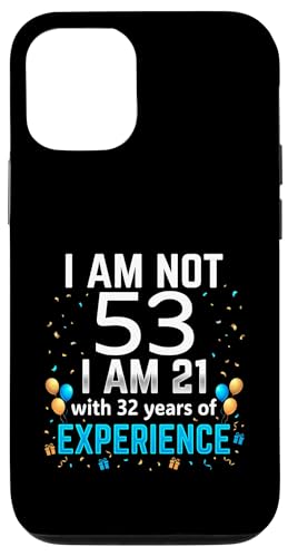I'm Not 53rd Birthday Funny 53�� �W���[�N �a�������[���A �X�}�z�P�[�X iPhone 12/12 Pro �p