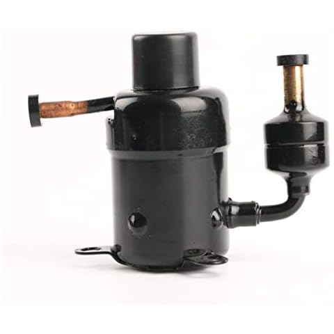 12V Small Refrigeration Compressor Mini Rotary Compressor for Compact Mobile Cooling Systems,Portable Air Conditioners, Ice Making Machine, Personal Cooling Systems, Mini Refrigerators(12V) Cover
