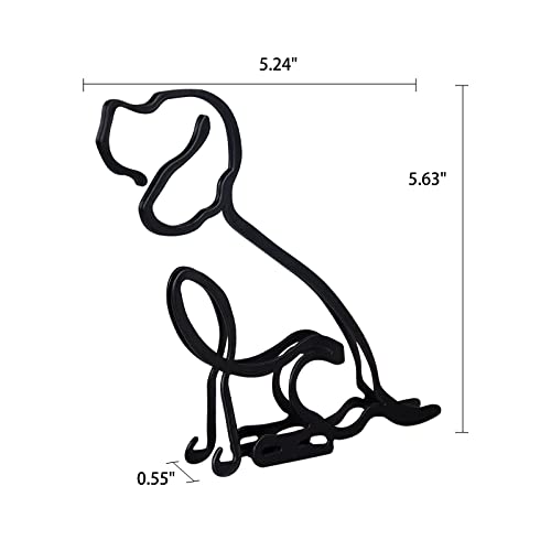 Metal Dog Minimalist Art Wall Sculpture