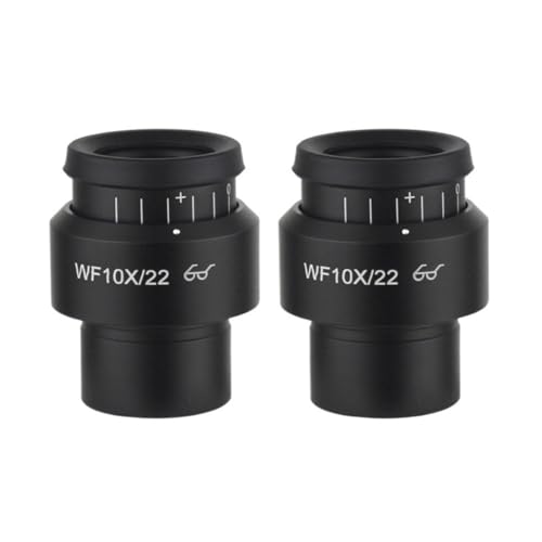Microscope 2PCS WF10X WF15X WF20X WF25X WF30X Wide Field Eyepiece for Binocular Stereo Microscope 30MM(WF10-22 A)