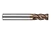 Dormer S7678.0XR1.0 Shank Corner Radius End Mill, TiSiN Coating, HM, R 1 mm, 8 mm Head Diameter, 8 mm Shank Diameter, 20 mm Flute Length, 64 mm Full Length