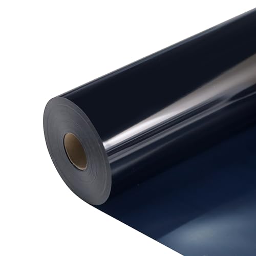 Image of HTVVETUR Iron on Vinyl 12Inch by 60ft Heat Transfer Vinyl for T-Shirt HTV Rolls for All Cutter Machine - Easy to Cut & Weed (Black-60ft)