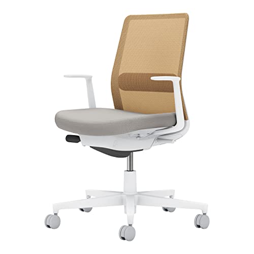 [メーカー配送・設置・組立]コクヨ オフィスチェア モネット Monet ロングライフ設計 インテリアフレンドリー 背メッシュタイプ 脚・本体カラーホワイトグレー C03-W112U-WE2YKM61 [ラクラク納品]