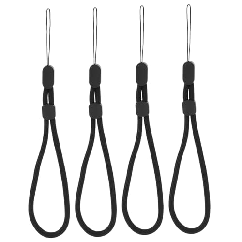 A.S.Marelis 4 piezas de correa para muñeca y mano para teléfono, cordón para teléfono compatible con la mayoría de las fundas de teléfono, adecuado para cámaras, GoPro, llavero, etc