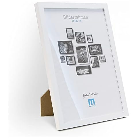 Zeitlos, moderner Bilderrahmen A4, aus MDF Cover