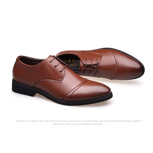 Men's Lace-ups Derbys Classic Oxford Formal Dress Shoes for Party Wedding School Walking Business Office4