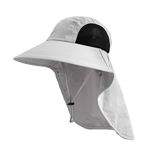 Womens Mens Sun Hat With Neck Flap,Upf 50+ Uv Protective Hiking Fishing Hats,Wide Brim Sun Hat For Women&Men #TOP10