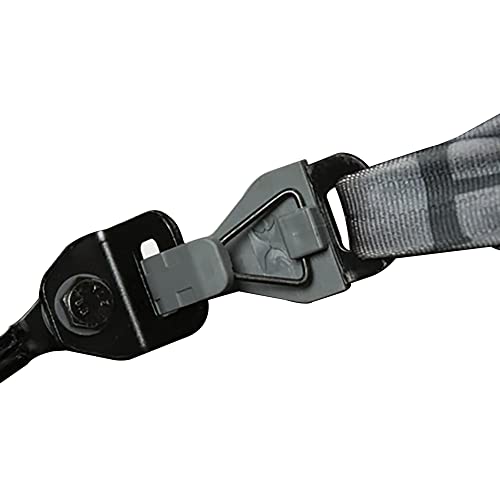 Hawk Combat Hang-On Hunting Tree Stand, Set Of 3 Helium Portable Climbing Sticks W/Fold Up Steps, & Muddy Ambush Quick-Release Padded Safety Harness #TOP4