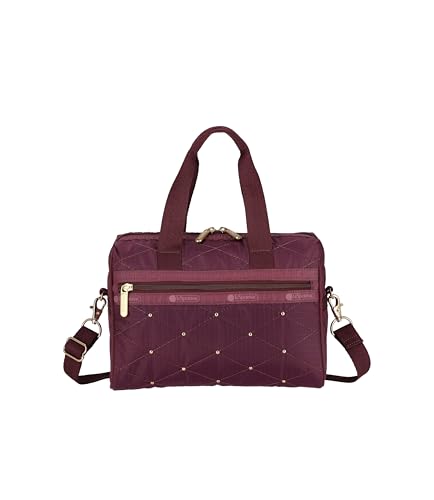 EVERYDAY SM SATCHEL/3868/ワインキルトスタッズ