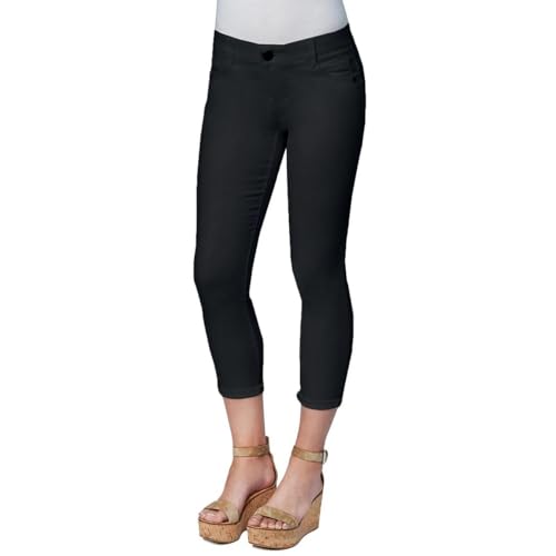 Democracy Women's Ab Solution Crop, Black, 6