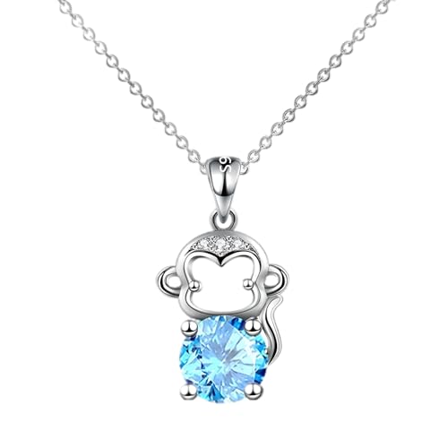 Collier singe argent 925 massif, un bijou de créateur élégant et intemporel