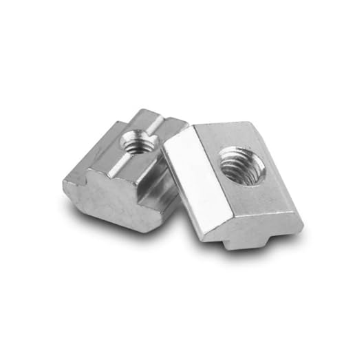 50pcs 30S T Sliding Nut Block Square Nuts M4 M5 M6 M8 for 3030 Series Aluminum Extrusion Profile Slot 8mm Linear Motion Guides(30S-M5 50pcs)