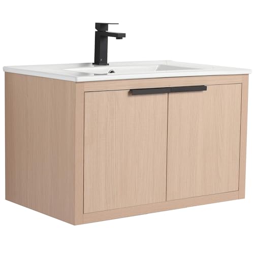 Fine Fixtures Kingsford Modern 30 Inch Bathroom Vanity with Sink,