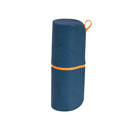 GLEAVI Estuche de Viaje Portátil Cepillo Pasta de Soporte Compacto de Almacenamiento Camping y Color