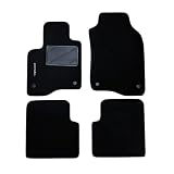 Tappetini compatibili con Fiat Panda 2012-2025, ricamo lato guida, set tappeti in moquette
