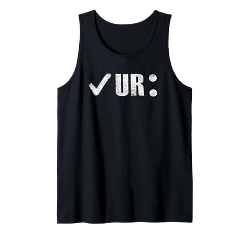 Check Ur Colon Cancer Colonoscopy Colorectal Blue Tank Top