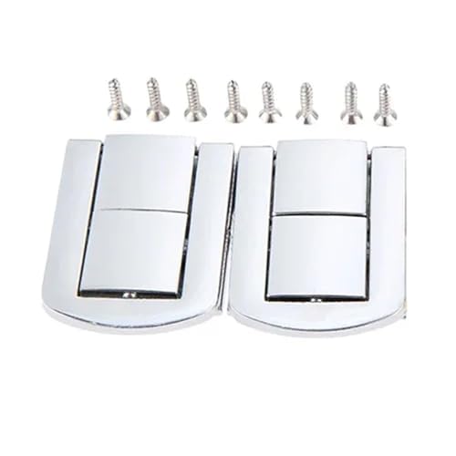 Fermoir à boucle carrée avec vis argent pour projets de bricolage DIY