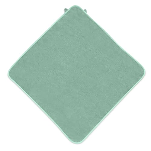 Image of Delta Children Baby /Infant Hooded Bath Towel - Super Soft and Absorbent- Newborn Essential - Ideal Baby Registry /Shower Gift for Boys and Girls, Light Teal Owl