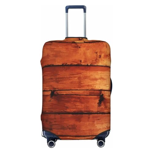Rustic Wood Wooden Luggage Cover for Suitcase, Suitcase Cover Protector Fit 22-24 Inch Luggage Travel Accessories, M