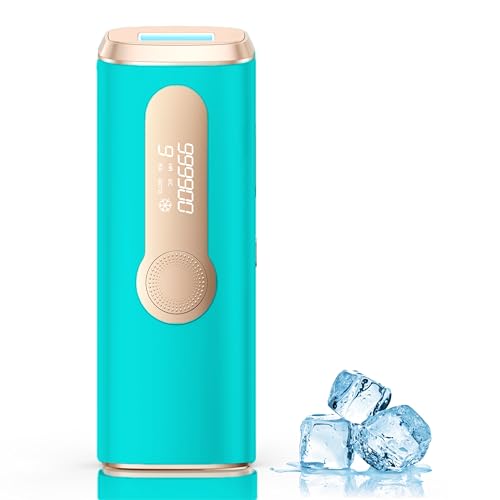 Depiladora Laser IPL con Refrigeración, Innovadora Función 3 en 1, 9 Niveles de Energía, 999,900 Flashes, Depiladora Luz Pulsada Indolora para Todo el Cuerpo