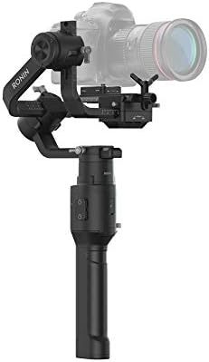 DJI Ronin-S gimbal stabilizing DSLR and mirrorless cameras during movement tracking