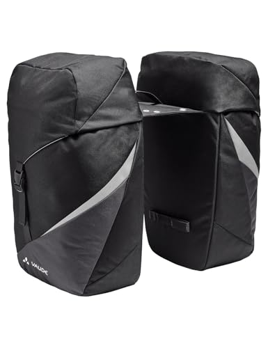 VAUDE Twinroadster sac de sport noir grand format aux finitions haut de gamme durables